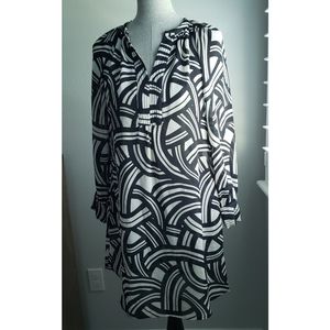 Banana Republic Chiffon long sleeve dress